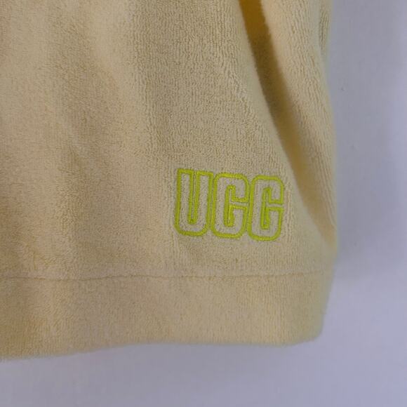 UGG Saniyah Short Sleeve Terry Cloth Button Down Shirt Size Medium - Picture 5 of 6